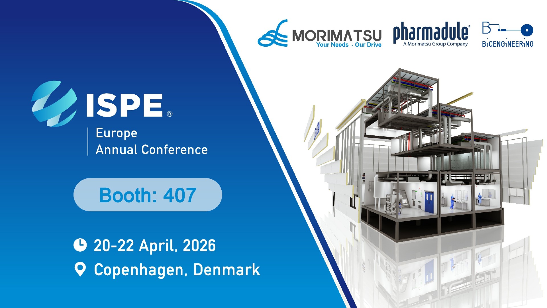 Invitation Letter | Pharmadule Morimatsu Invites You to Join Us at ISPE Europe Annual Conference