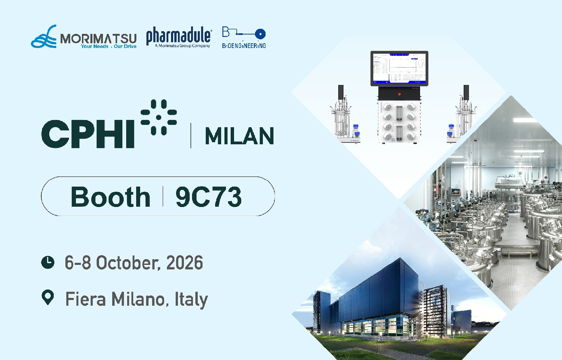Invitation Letter | Morimatsu Invites You to Join Us at CPHI Milan 2026