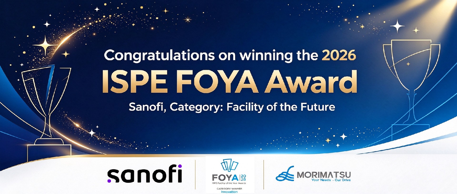 From Vision to Reality—Morimatsu Congratulates Sanofi's Modulus Project on Receiving the Overall 2026 ISPE FOYA Winner